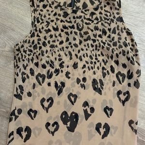 Sheer Leopard print Tank